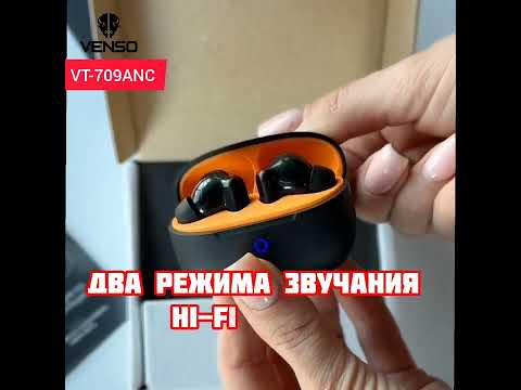 Миниатюра изображения товара Беспроводные наушники Venso VT-709 ANC (черный)
