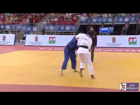 Judo 2014 Grand Prix Budapest: Gneto (FRA) - Wolfslag (NED) [-52kg]