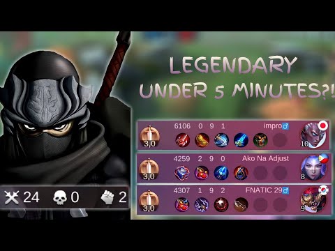 SUPER AGGRESSIVE HAYABUSA! LEGENDARY UNDER 5 MINUTES?! | MLBB