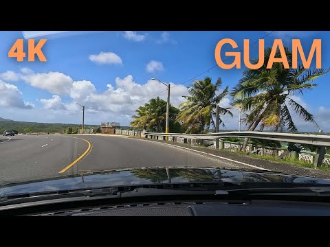 🌴 Guam Driving [EP 05] / Country Club of Pacific para Agana Shopping Center / Música Relaxante / 괌 여행