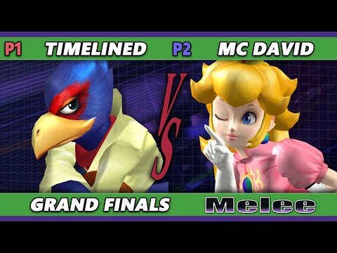 S@X 461 GRAND FINALS - MC David (Peach) Vs. Timelined [L] (Falco) Smash Melee - SSBM