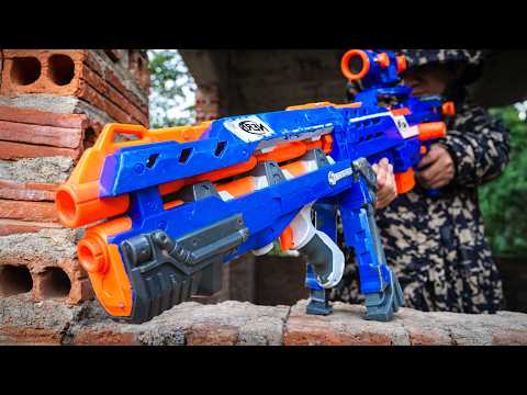 XGirl Nerf Film: Captain SEAL Nerf Guns Fight Alibaba Crazy Avenges the Good Brothers