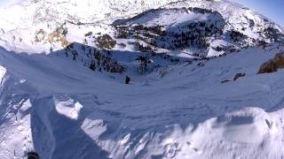 preview picture of video 'Main Baldy Chute, Alta'