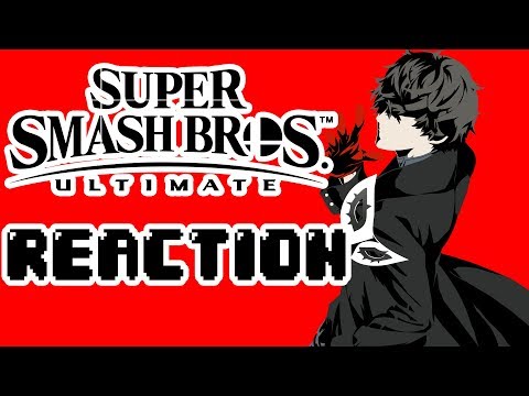 PERSONA 5 SUPER SMASH BROTHERS ULTIMATE REACTION!!