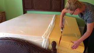 I Cut My King Size Bed Mattress Down To A Queen - Tempur-Pedic