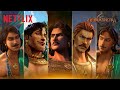 First Look The Pandavas And Queen Draupadi The Pillars Of Dharma Kurukshetra Netflix