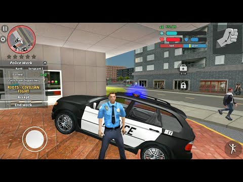 Police Cop Simulator - Sheriff Officer In Ambulance and Bus - Android Gameplay