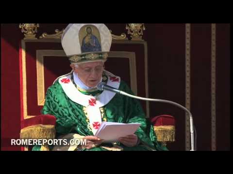 Pope's homily on the opening of the Year of Faith