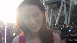 Amber Chaney (The Avox Girl) at THE HUNGER GAMES Premiere! video