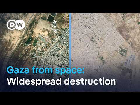 New satellite images show the scale of Gaza's destruction | DW News
