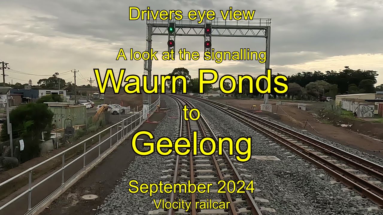 Waurn Ponds to Geelong, a look at the signalling