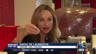 Celebrity chef Giada de Laurentiis celebrates grand opening of GDL Italian by Giada video