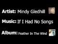 Mindy Gledhill - If I Had No Songs 