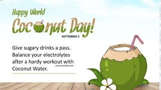 World Coconut Day Whatsapp Status Video Download