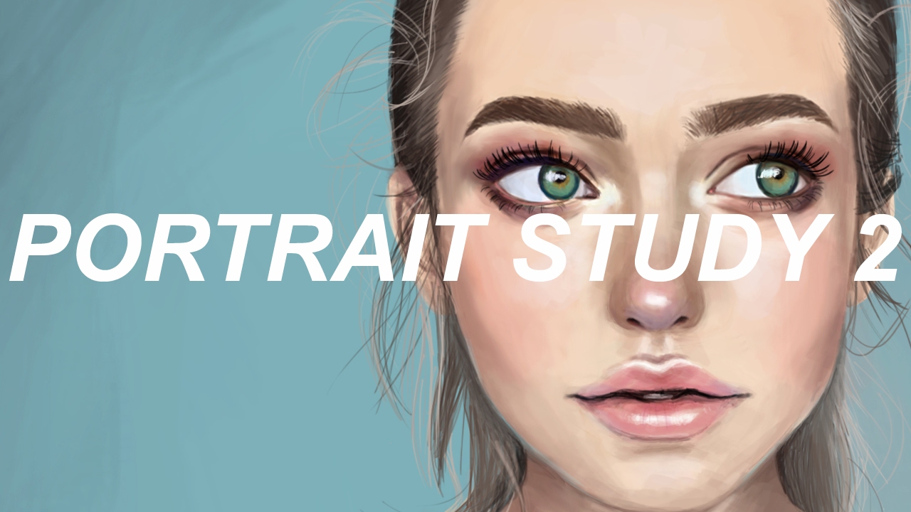 Portrait Study 2 - a Painting | Phoebe Khan