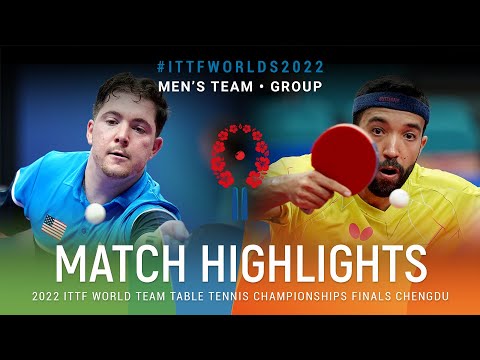 Highlights | Mishel Levinski (USA) vs Daniel Gonzalez (PUR) | MT Grps | #ITTFWorlds2022