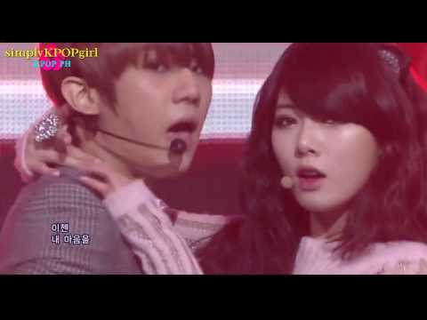 120108  Hyunseung & Hyuna현아 - Trouble Maker Goodbye Stage