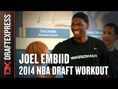 Joel Embiid 2014 NBA Draft Workout for NBA Scouts