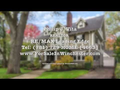 15 Everett Ave, Winchester MA - Philip J. Vita - Tel (781) 729-4663