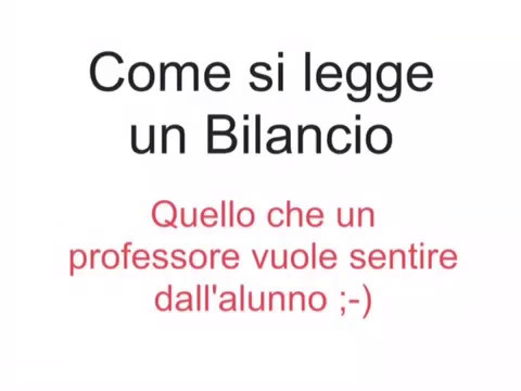 Come si legge un Bilancio (versione semplice)