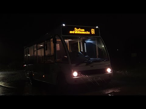 IN THE DARKNESS: Journey on Dead Run | YJ61JHV - Gateshead Central: Optare Solo M780