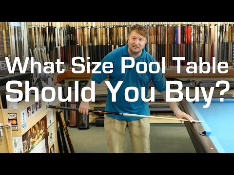 What Size Pool Table Should You Buy?