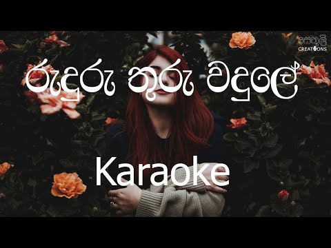 Ruduru Thuru Wadule Karaoke (without voice) - රුදුරු තුරු වදුලේ