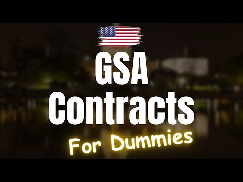 GSA Contracts For Dummies