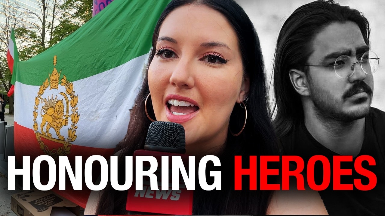 Toronto Iranians rally for National Lion and Sun Day