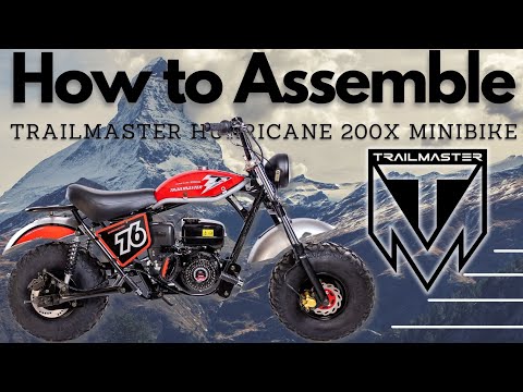 How To Assemble TrailMaster Hurricane 200X Mini Bike | Tutorial