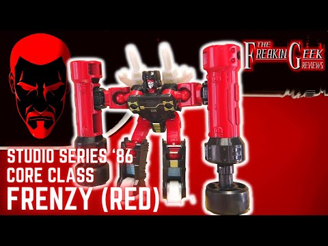 Studio Series '86 Core FRENZY (Red): EmGo's Transformers Reviews N' Stuff #Transformers