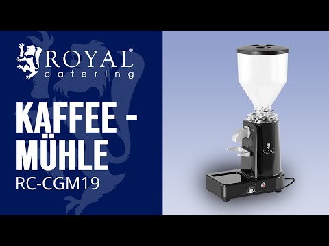 Video - Kaffeemühle - 200 W - 1000 ml - Kunststoff - schwarz