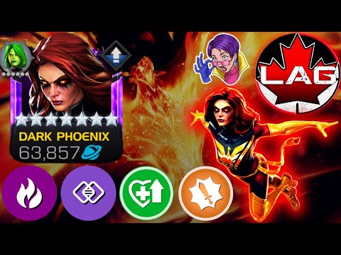 WTF IS THAT REGEN! Maxed 7🌟R4 Sig 200 Dark Phoenix Offensive Showcase! She Hits HARD! Gameplay! MCOC