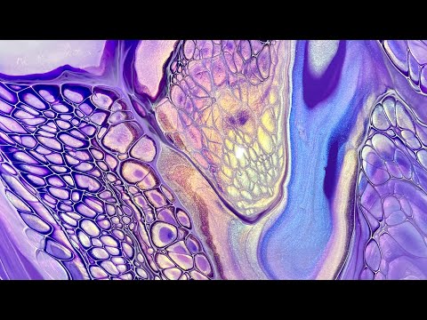 #224 “Purple Flame” Bloom Swipe Over Interference Pigments and Purple Ombré! Gorgeous!