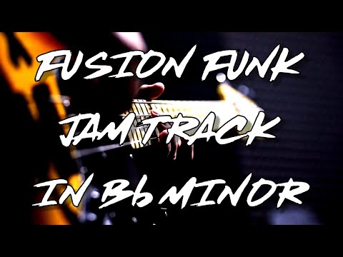 Fusion Funk Jam Track in Bb Minor 🎸 Guitar Backing Track