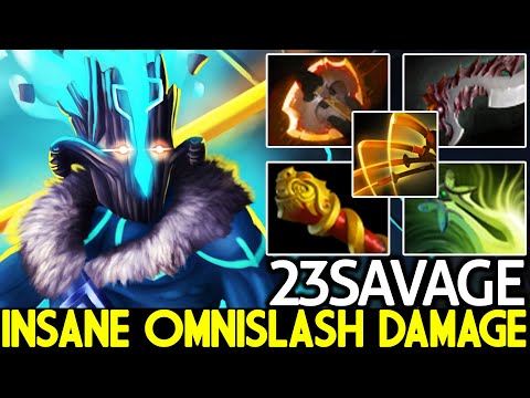 23SAVAGE [Juggernuat] Insane Omnislash Damage One ULT Kill 7.26 Dota 2