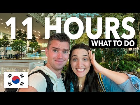 🇰🇷 11 HOUR Long Layover in Incheon International Airport Vlog - WHAT TO DO!