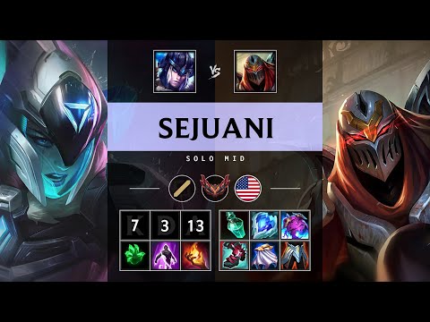 Sejuani Mid vs Zed - NA Grandmaster Patch 25.20