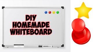 Homemade whiteboard|How to make whiteboard at home|Diy whiteboard|Whiteboard making at home #shorts
