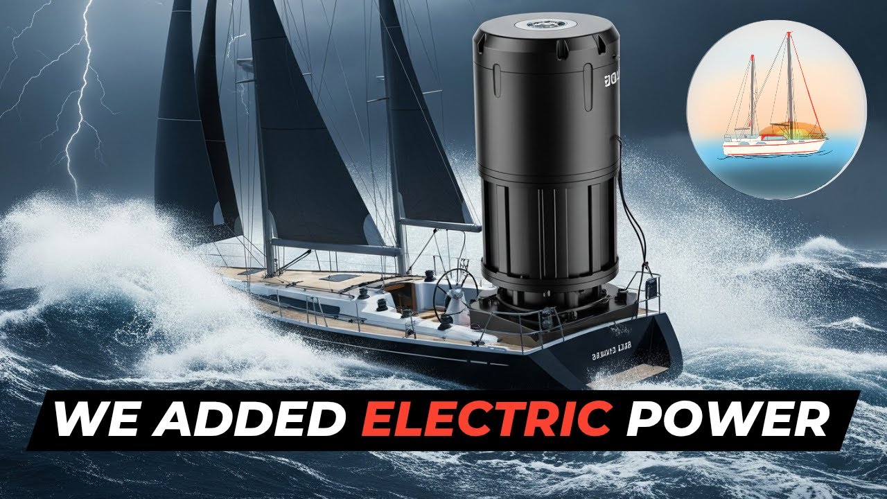 Diesel Electric Hybrid Regen (DIY) On Our Cruising Sailboat🤯