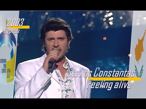 eurovision 2003 Cyprus 🇨🇾 Stelios Constantas - Feeling alive ᴴᴰ