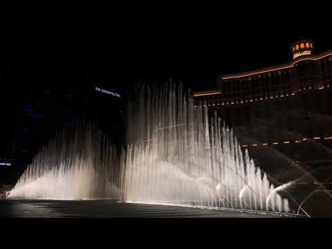 Fountains of Bellagio - “My Heart Will Go On” (Night) 4K
