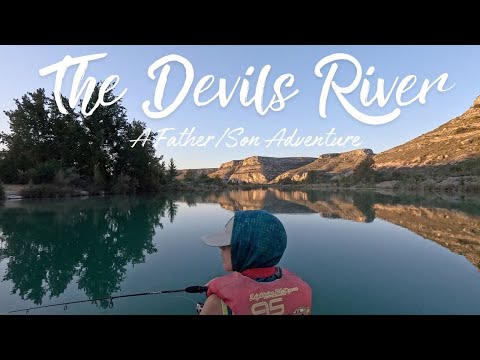 3 Days Kayak Camping and Fishing on The Devils River in Texas - A Desert Oasis