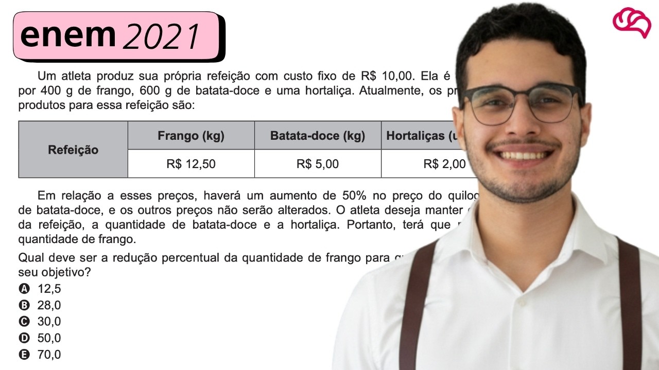 Resolução em Vídeo — Questão 155 ENEM 2021