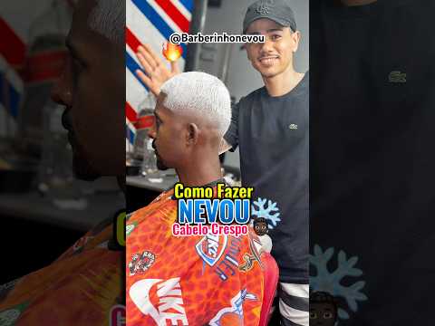 Nevou no cabelo Crespo❄️ #nevou #cabelocrespo #matizador