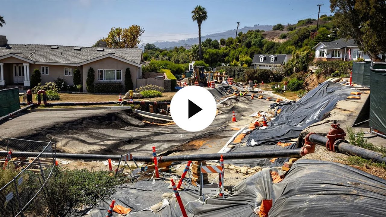 Why homes in this California town are collapsing into the ground | September 6, 2024