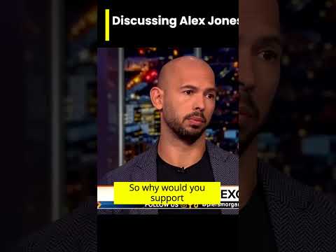 Andrew tate discussing alex jones