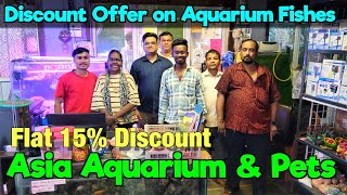 15% Discount on Aquarium Fishes in Asia Aquarium & Pets I Delivery Available All Over India