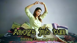 Aaoge jab tum | Ustad Rashid Khan | Semi-Classical Sitting Choreography | Poorvi Khandelwal
