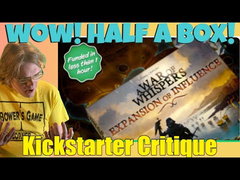 A War of Whispers: Expansion of Influence - That Main image :(  - Kickstarter Critique Review